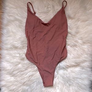 One piece bathing suit